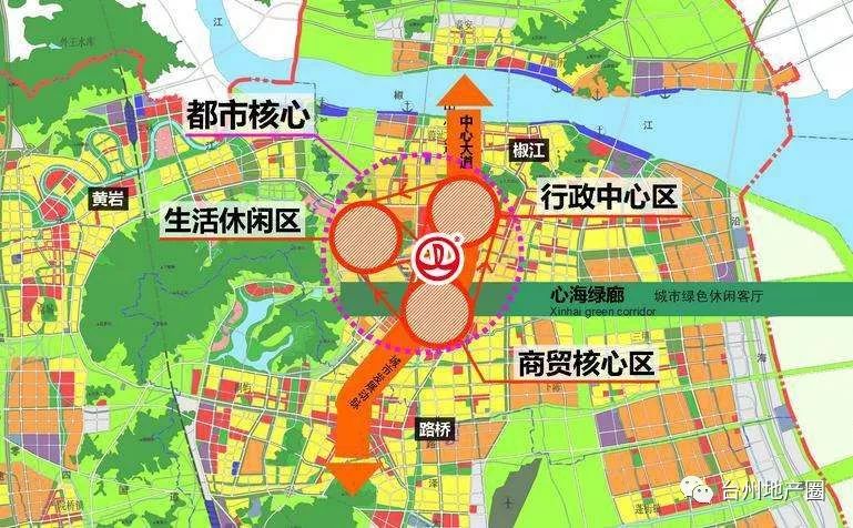 此次出让的地块就位于台州商贸核心区,地处椒江和路桥交界区,是台州