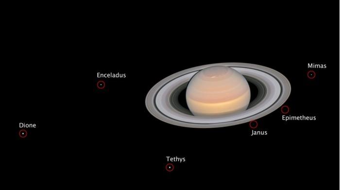 哈勃在火星和土星接近冲日时拍摄的令人惊叹图像