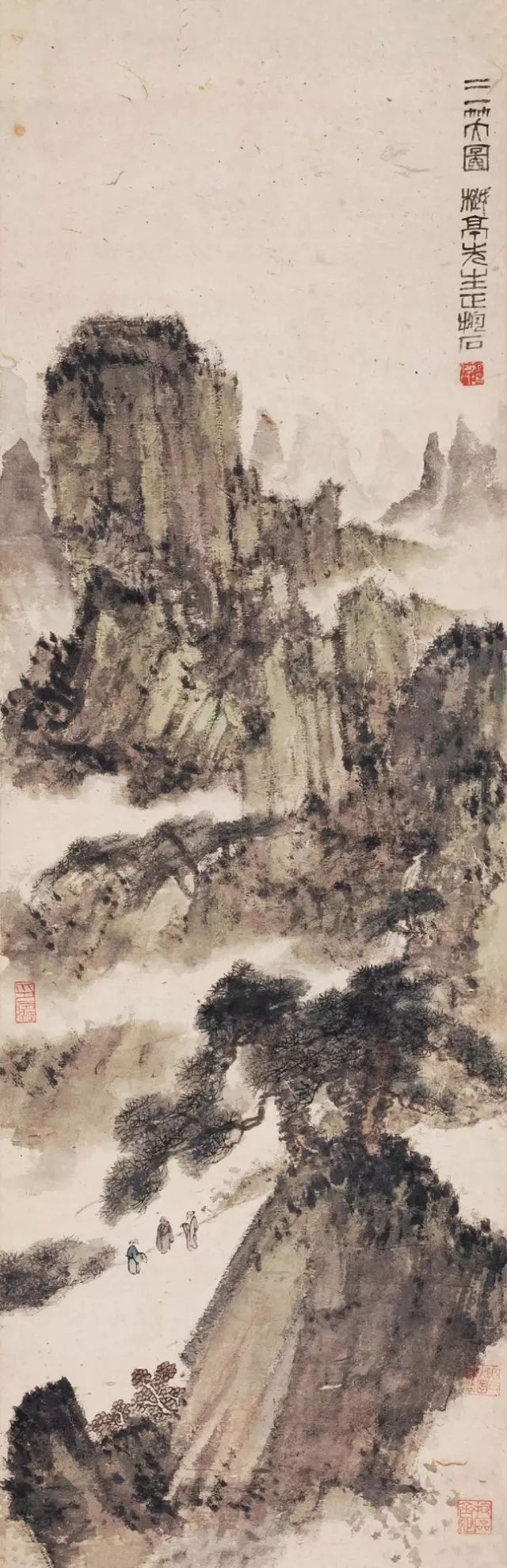 傅抱石国画作品欣赏