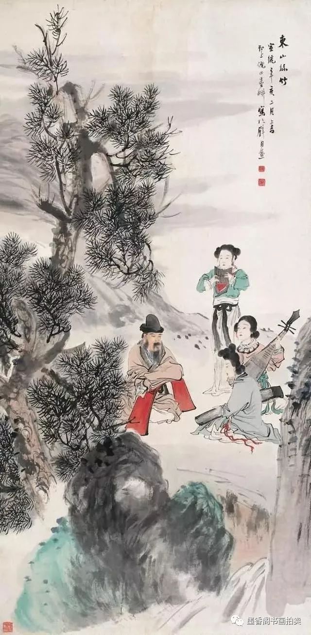 晚清画家|倪田花鸟,人物,山水画合辑(130幅)