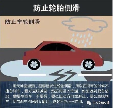 【温馨告知】交通文明——雨天安全行车技巧