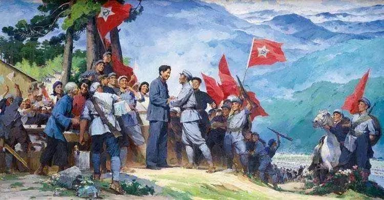 起义部队 与朱德,陈毅率领的南昌起义部队 在井冈山胜利会师九十周年