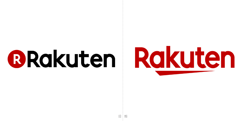 logoaplus-互联网企业乐天(rakuten)logo品牌设计再次