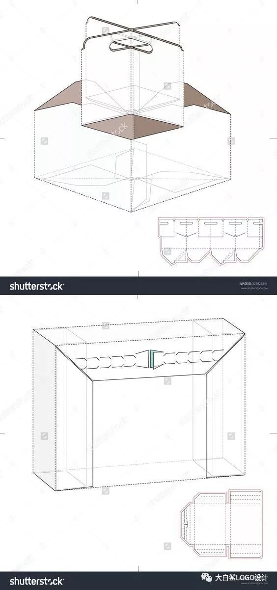 异形盒子包装展开图设计参考,马