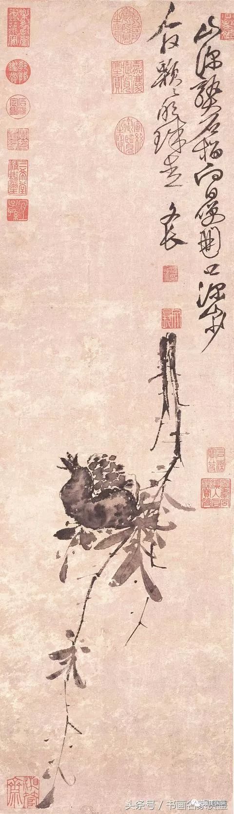 中国"泼墨大写意画派"创始人,青藤画派之鼻祖—徐渭,徐青藤