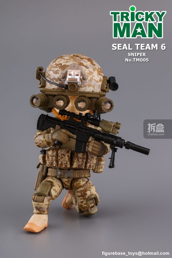 figurebase tm005 海豹6队 狙击手 q版兵人