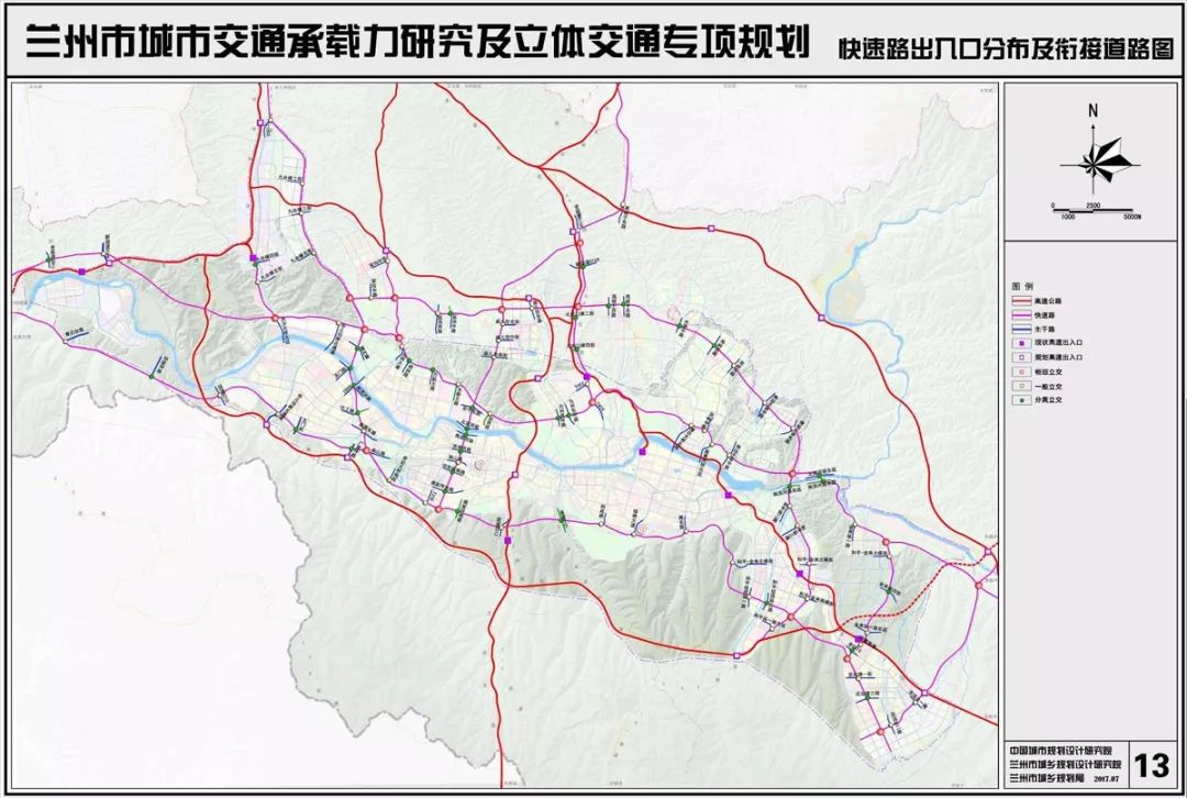 兰州市中通道项目主线全长49.