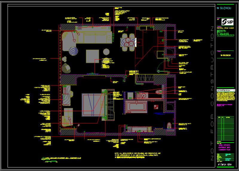 7 双床房cad 考察图(略) 进入微店下单即可拥有此套资料 戳原文,进