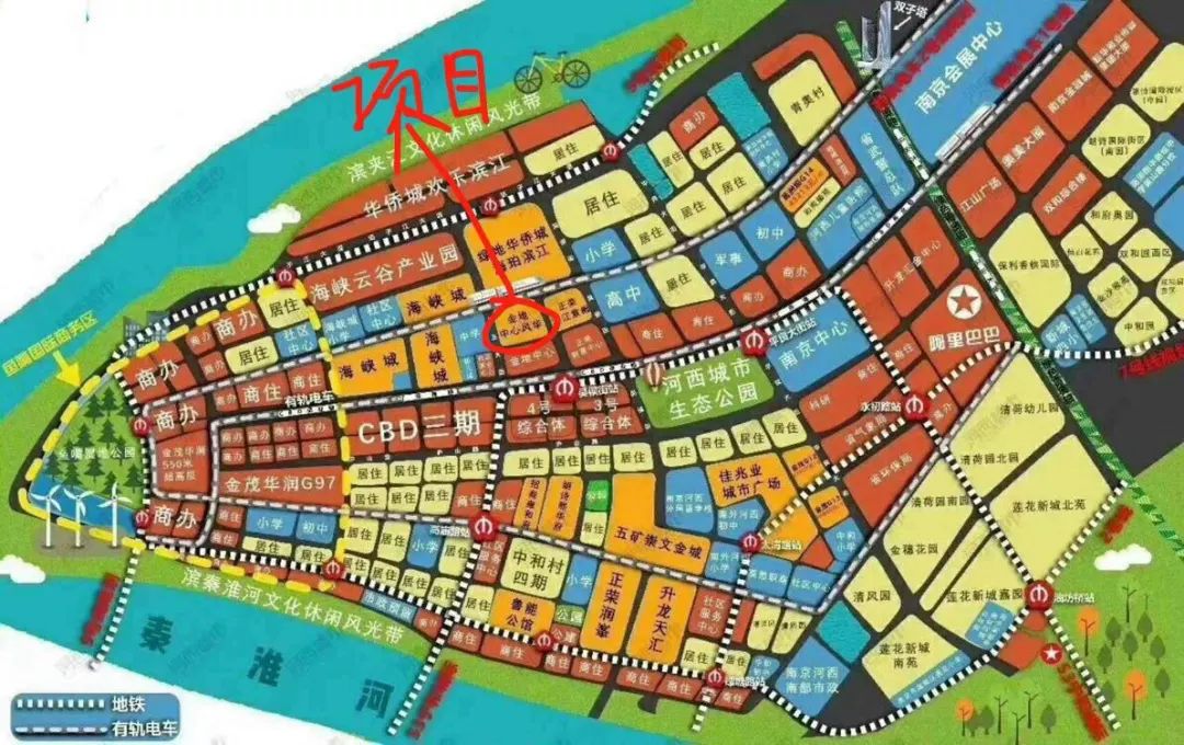 金地中心地处 河西 cbd三期 毗邻鱼嘴国际商务区 河西cbd是 华东第二