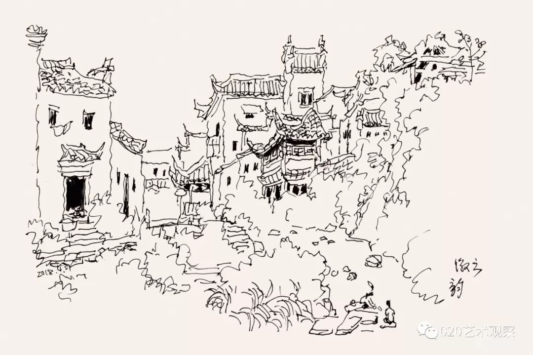 时代生活——第四届广州速写作品展选集(420幅作品)