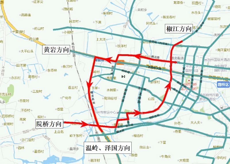 8月3日起,路桥段财富大道s1轻轨施工(内环路-院路一级