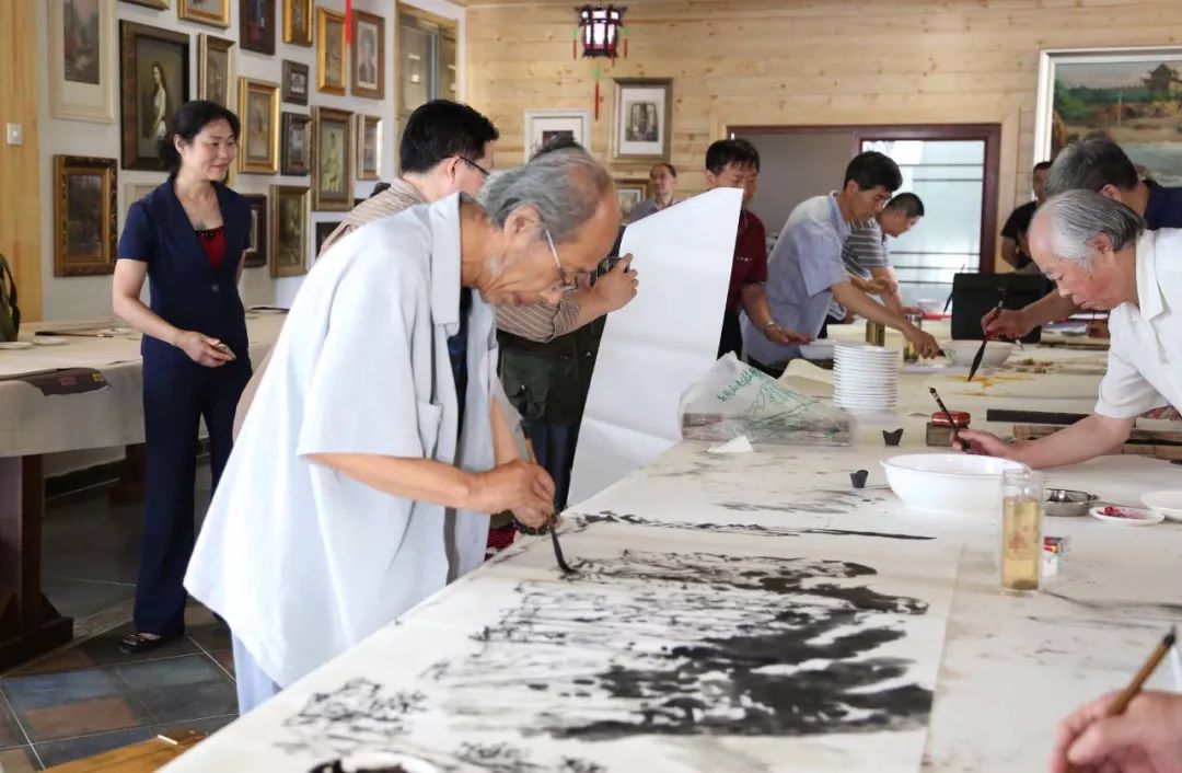 一路风雨一路彩虹日照书画院迎来建院25周岁生日