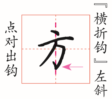 专栏|"愉快的书法"辛文彬公益写字课——第290课 方字