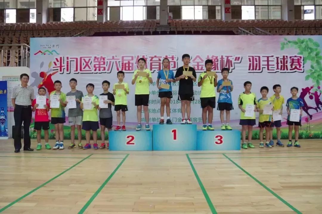 小学女子双打冠军:许晓琳,赖证悦乙组男子双打冠军:万子瑞,陈梓朗甲组