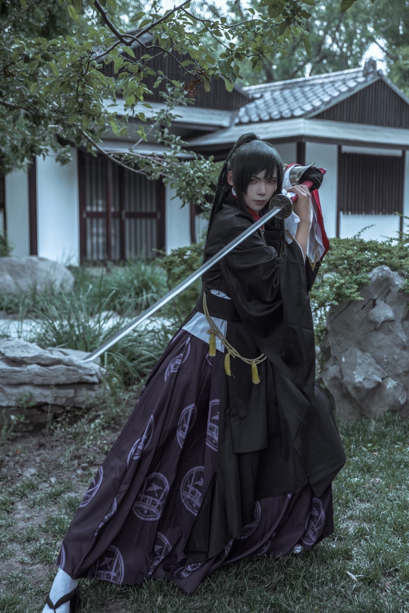 页游刀剑乱舞太郎太刀cosplay正片欣赏