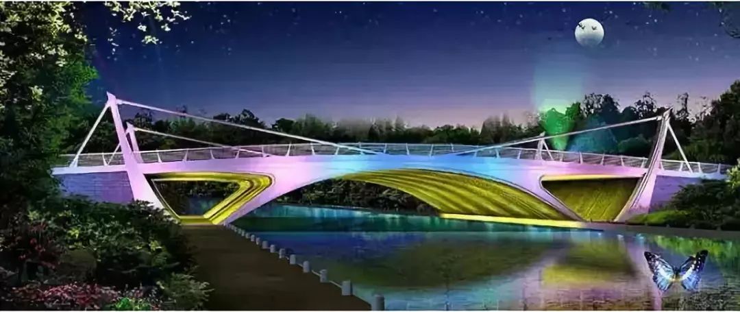 新龙桥桥梁景观设计