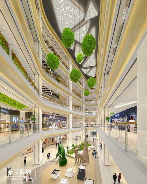 必看大型购物中心的中庭设计有哪些特点