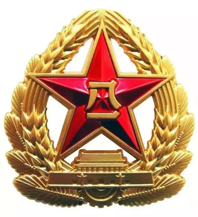 其他时期都是以"八一"军徽为主体,而49式和50式陆军帽徽则完全和军徽