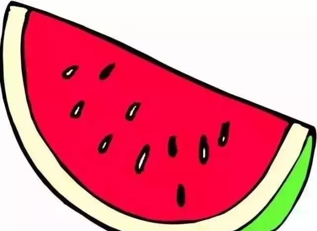 ①半个西瓜下面是西瓜的3种画法:西瓜是夏天最受欢迎的水果之一了