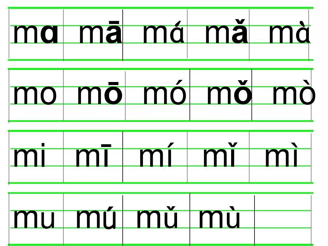 微课程:汉语拼音第三课 声母m 学