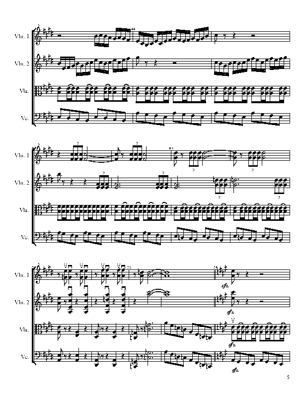 八万小提琴谱子_罗德第八协奏曲 E小调 Op.13,No.8 提琴谱 小提琴分谱 器乐乐谱 中国曲谱网(2)