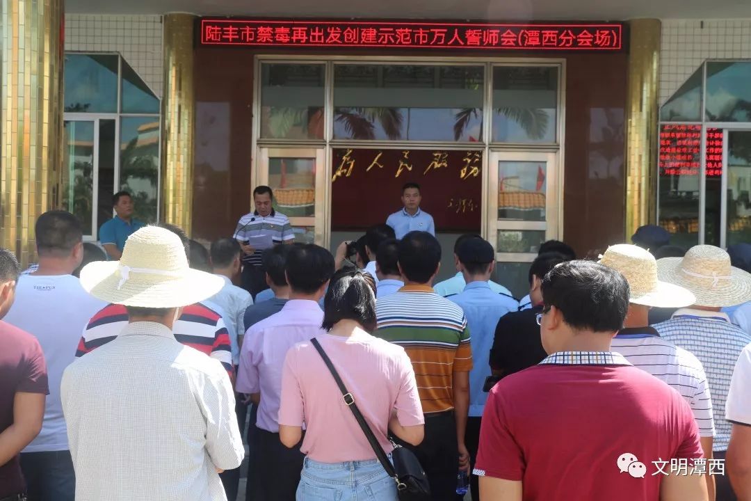 根据陆丰市委,市政府安排部署,8月1日,潭西镇组织镇全体干部职工,各村