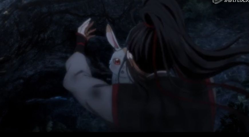 魔道祖师第5集魏无羡明显是受,冷泉同浴对蓝忘机的身材颇有言词