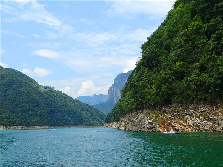 这个夏天 我到恩施清江蝴蝶崖景区去"采风"