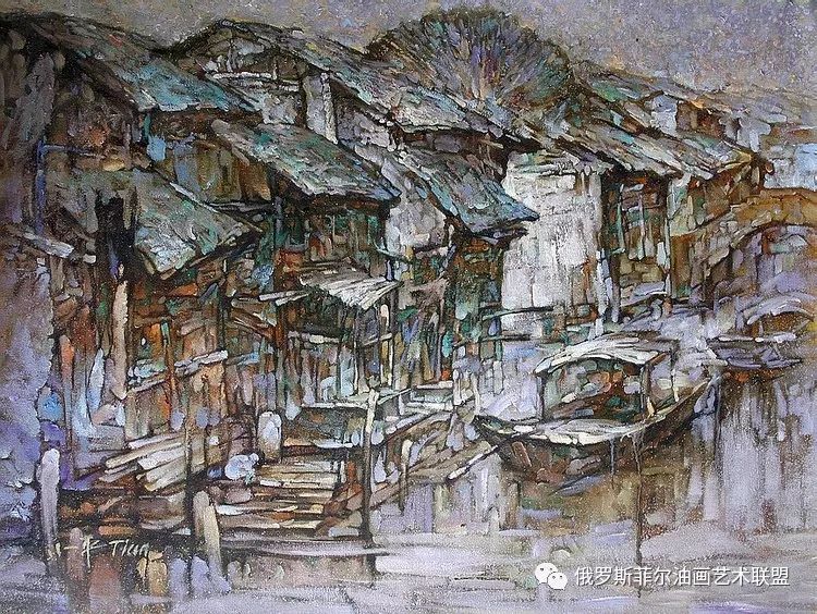 中国油画家田小平油画作品欣赏