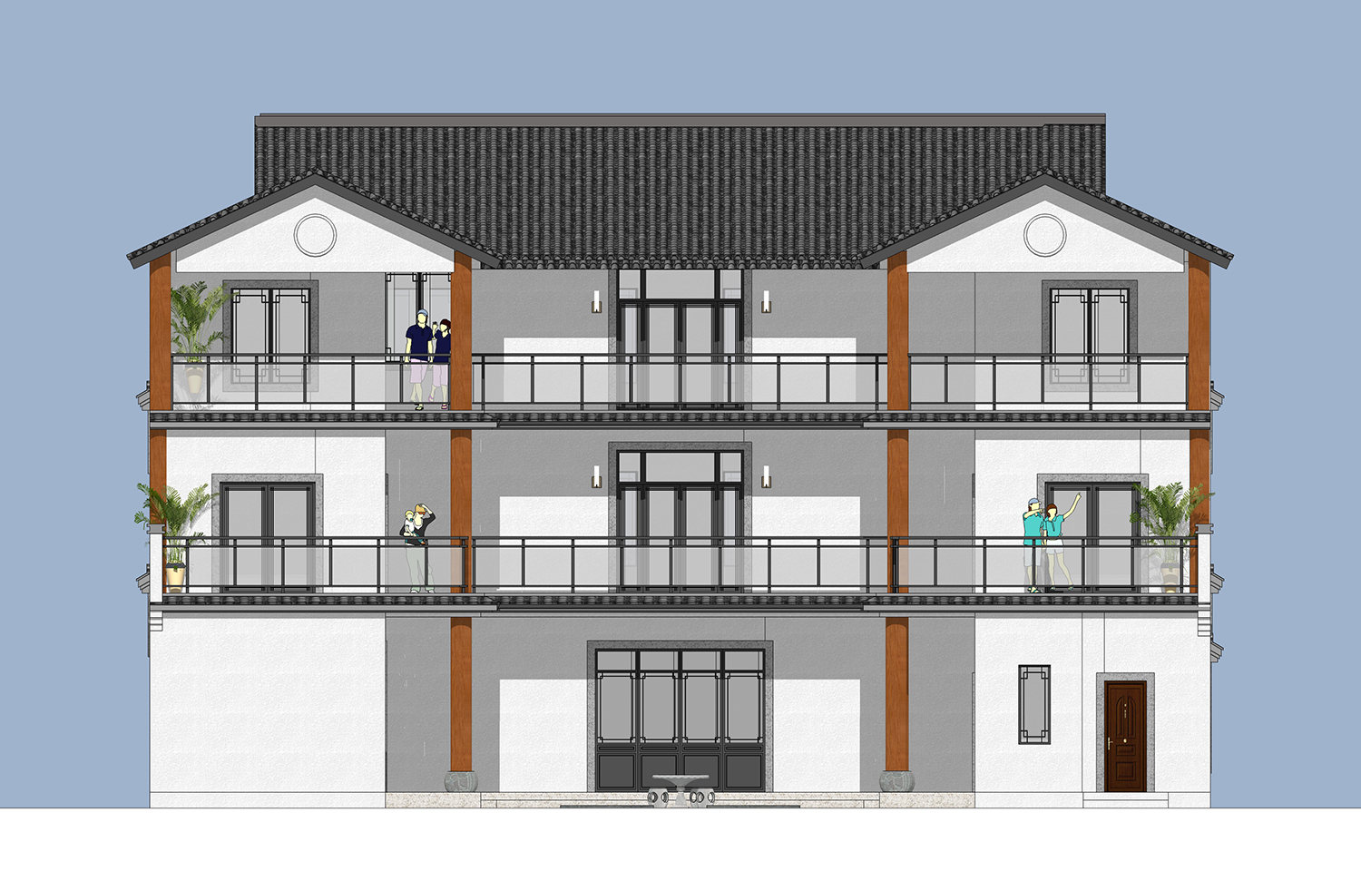 云南业主91万建三合院养老,三层农村小院比城里别墅都