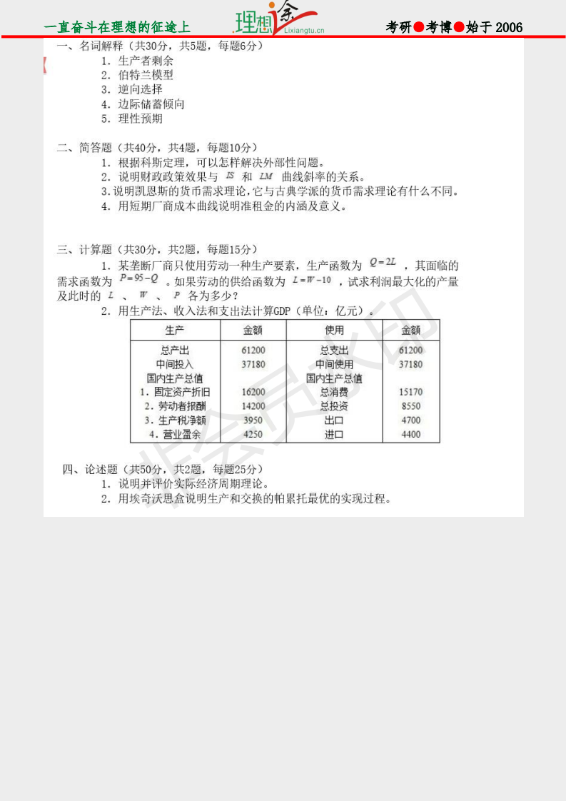 产业经济学总量分析_经济学局部分析图