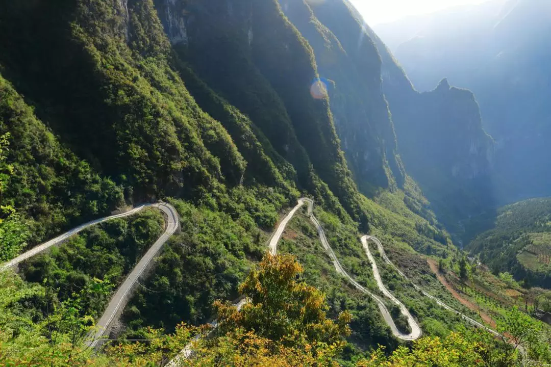 下庄村盘山公路