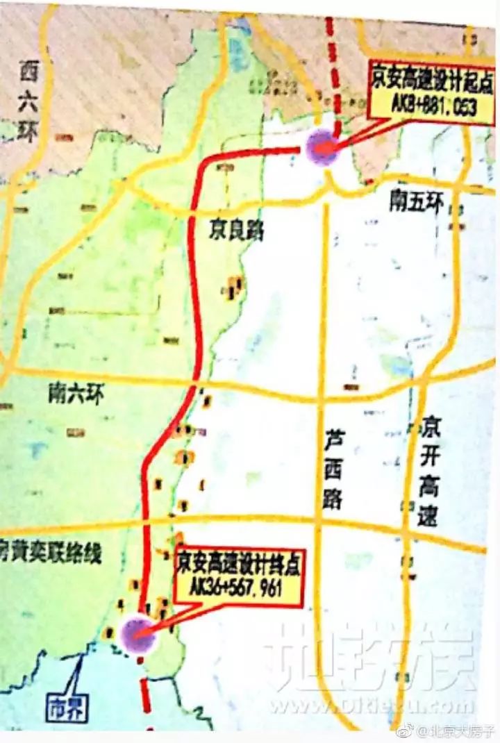 最近北京路网新图爆出,京雄(京安)高速赫然在列,京雄高速的走向定了