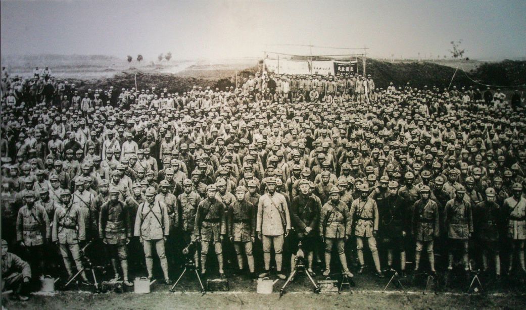 南昌起义 抗日誓师大会 1928年 组建第四军 井冈山会师 1934年 红军