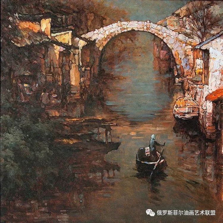 中国油画家田小平油画作品欣赏