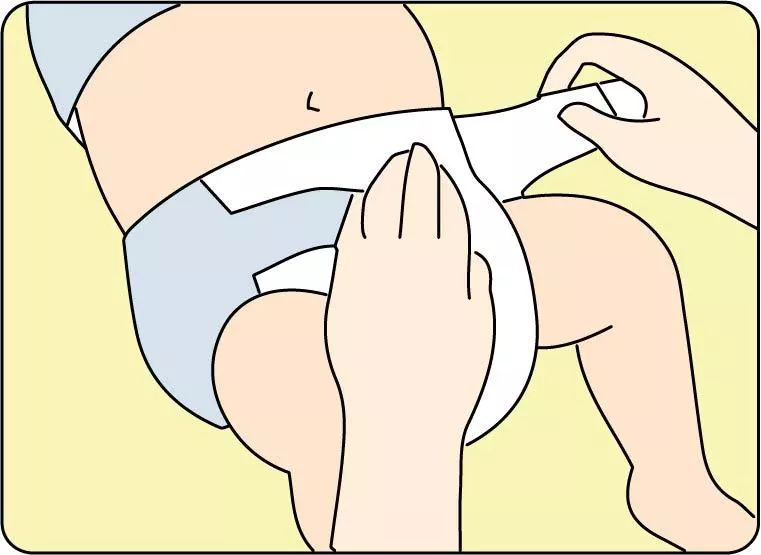 如何给宝宝换纸尿裤?图解纸尿裤正确穿法