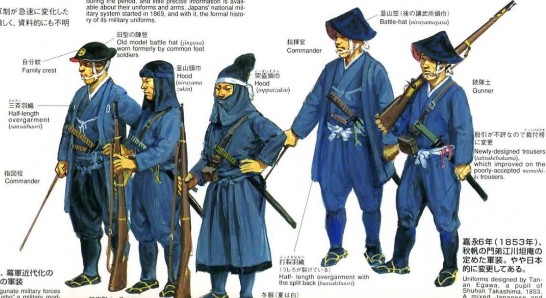 ▍ 1856 年幕府讲武所学员军服