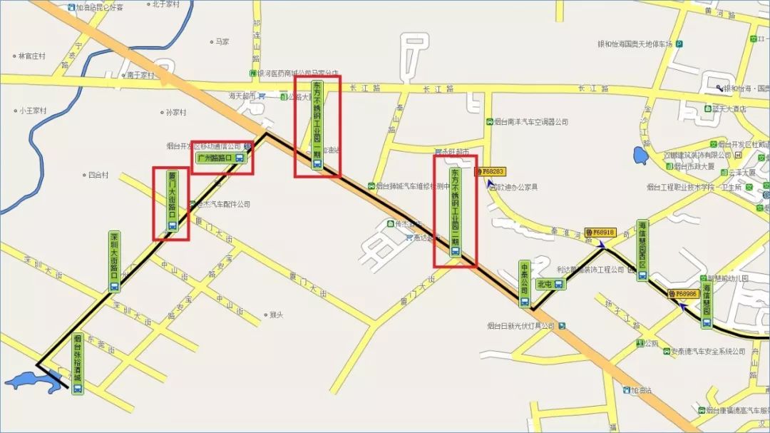 烟台开发区210路212路公交线路临时调整看看都调整哪儿了