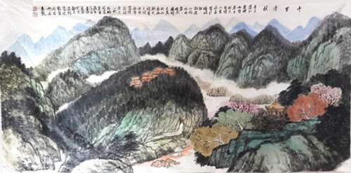 能从文者画不凡读秦龙山水画有感