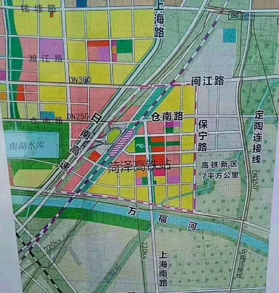 据市规划局消息,今年3月12日"菏泽高铁片区城市设计"再次进行了方案