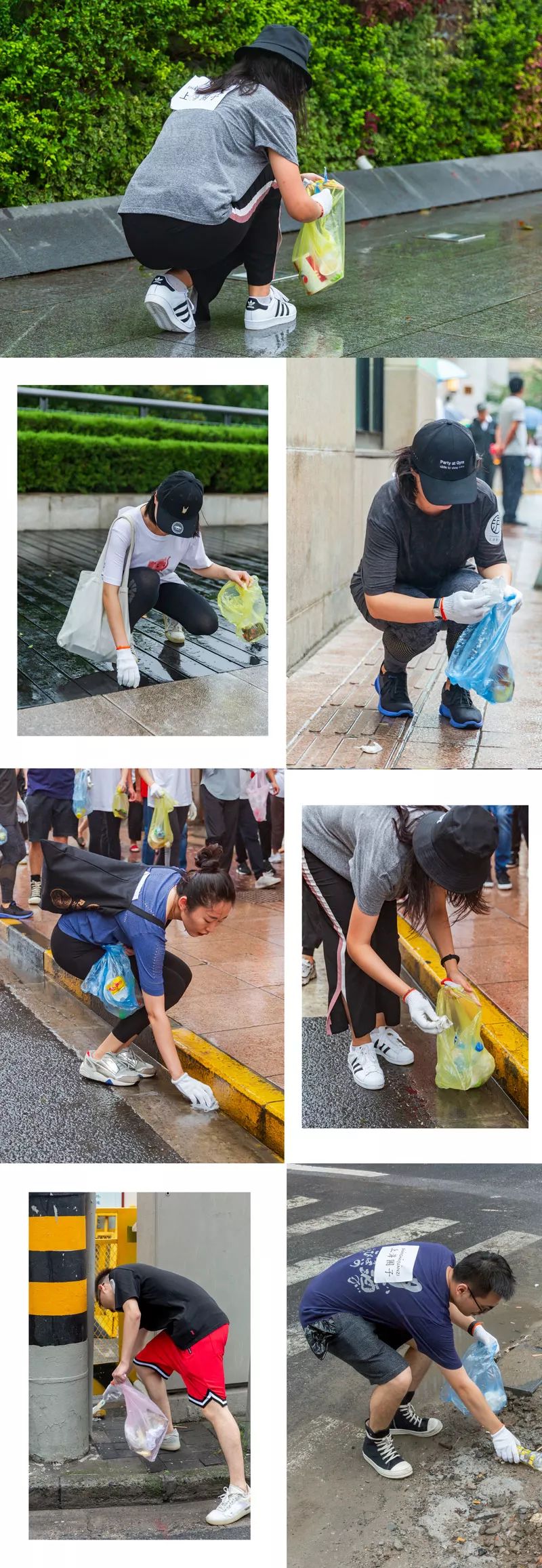 今天有一群人在上海街头边跑步边捡垃圾,真相是