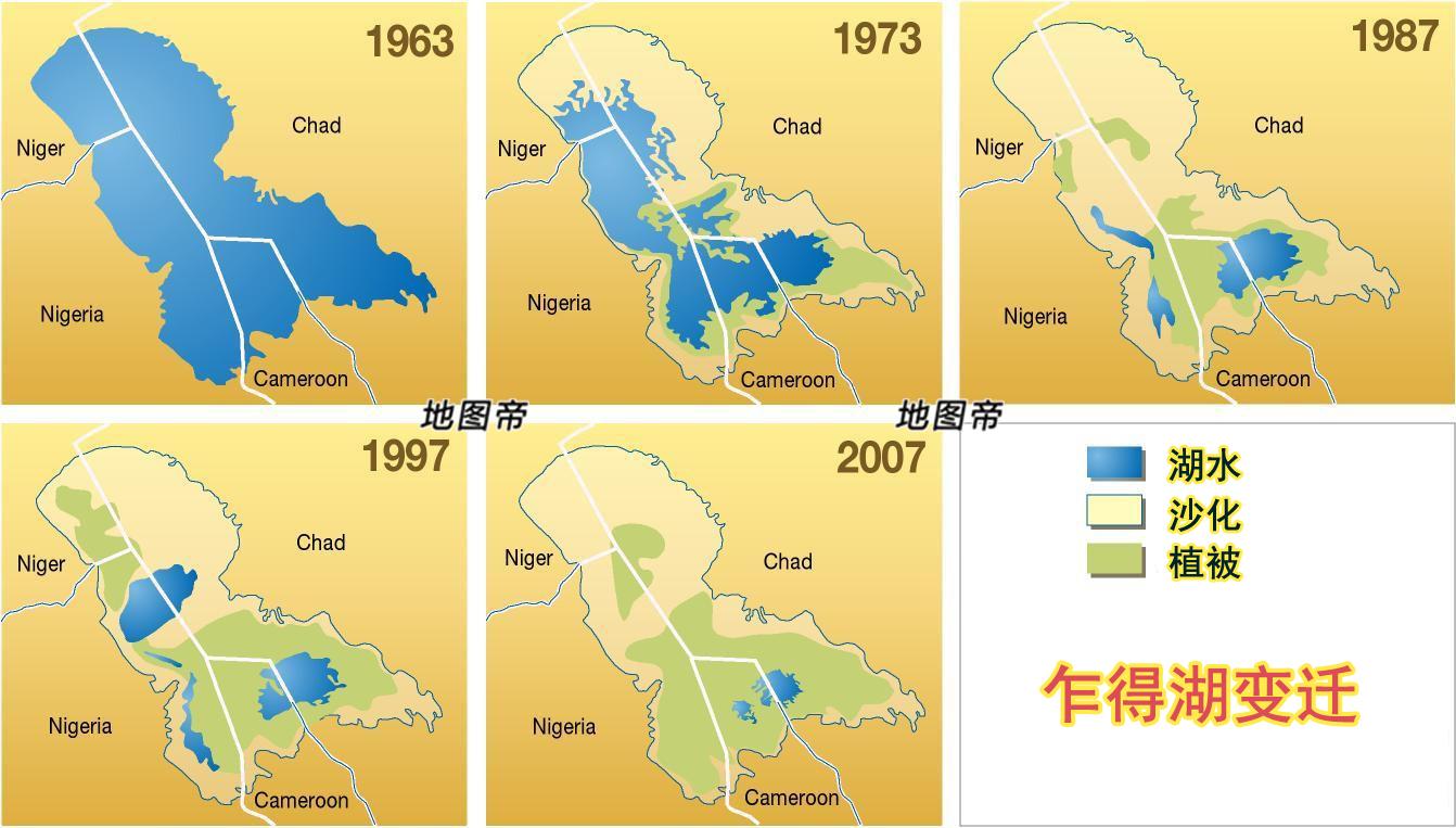 非洲横跨四国的乍得湖，为何正在慢慢消失?
