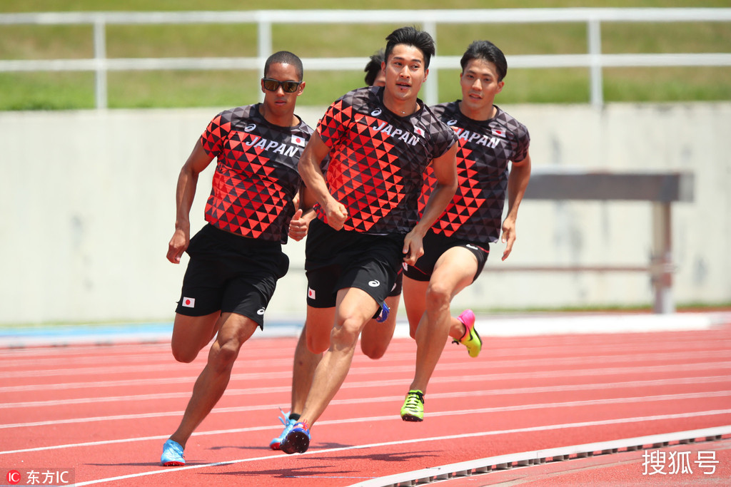 日本男子接力队备战亚运会 这身新队服亮瞎了!