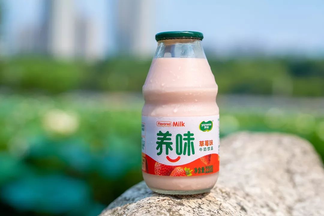 养味草莓味牛奶饮品 价格:7.