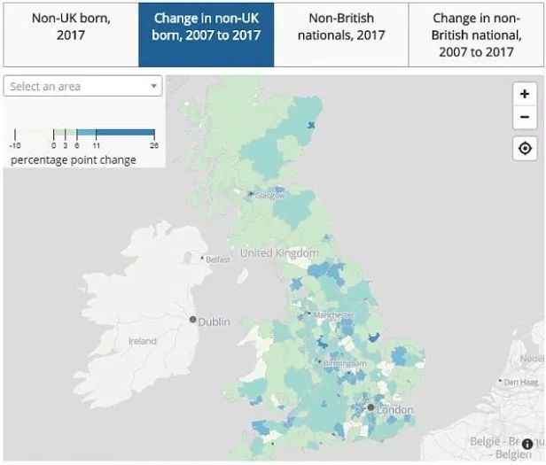 英国人口数目_英国人口密度分布图