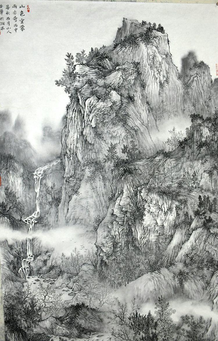当代最具收藏价值的实力派画家彭奎华中国画作品选