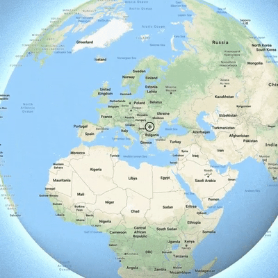 谷歌地图迎来了比例更加精确的地球仪模式