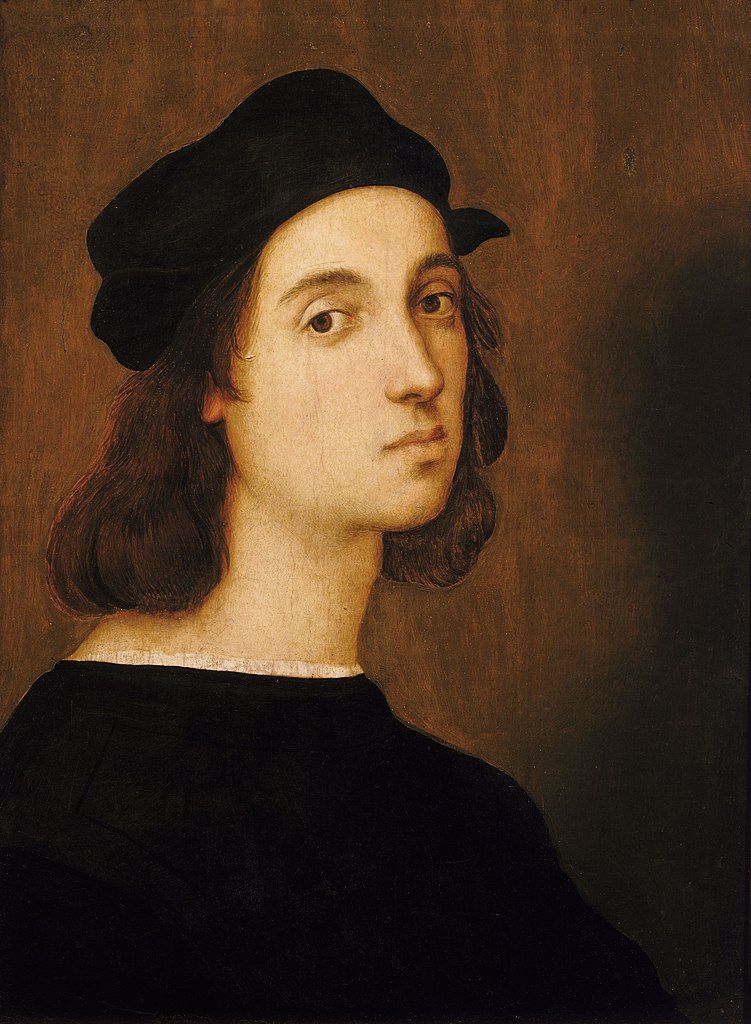 板面油画 佛罗伦萨乌菲齐美术馆藏 拉斐尔是文艺复兴美术三杰之一