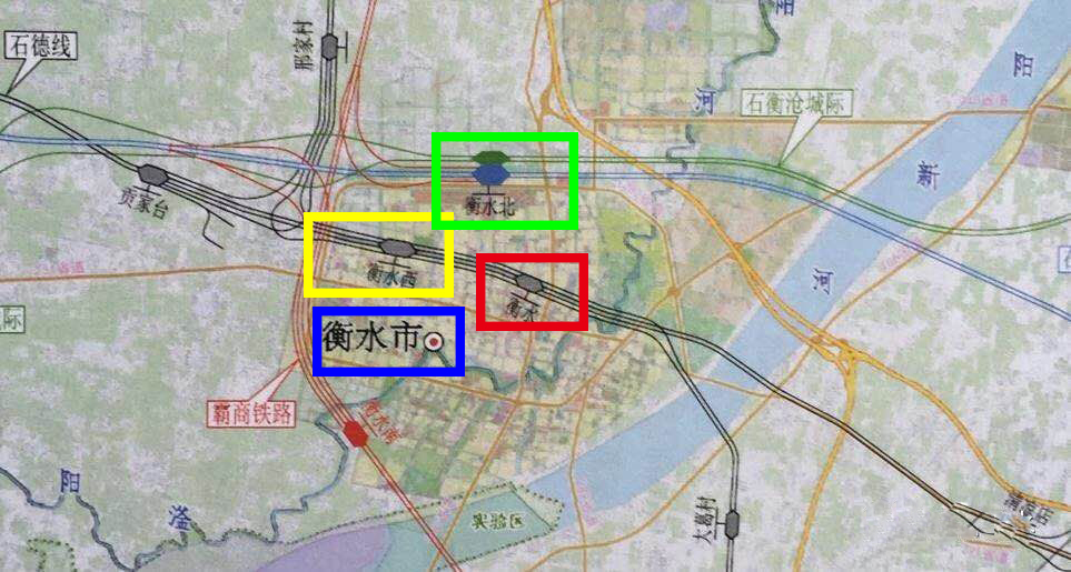 衡水南站位置确定衡水将有四个火车站