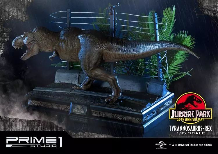 新品预定 prime 1 studio lmcjp-01 1/15 侏罗纪公园25周年 t-rex霸王